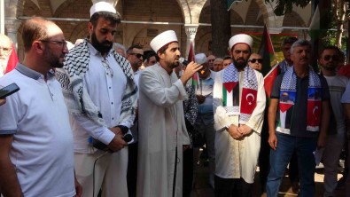 Isparta'da Haniye Ve Filistin Için Miting Düzenlendi