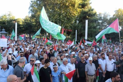 Malatya'da Filistin Ve Haniye Için Yürüyüs