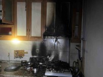 Mutfakta Çikan Yangin Panik Yaratti