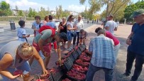 Aracilara Kizan Üretici 2 Bin Adet Ejder Meyvesini Bedava Dagitti