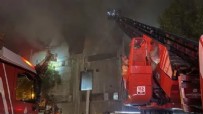 Bağcılar'da 5 katlı fabrikada korkutan yangın!