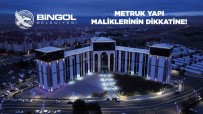 Bingöl'de Metruk Yapilar Için Süreç Basladi Haberi