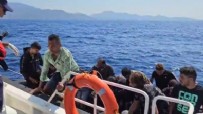 Bodrum’da 59 düzensiz göçmen kurtarıldı, 25'i yakalandı