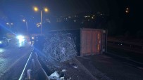 Hatay'da Demir Yüklü Tir Devrildi Açiklamasi 1 Yarali