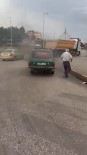 Seyir Halindeki Otomobil Alev Aldi