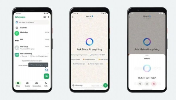 WhatsApp'ta bir ilk: Meta AI ile anında sesli sohbet özelliği yolda!