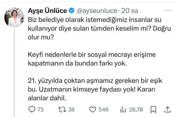 Eskişehir Büyükşehir Belediye Başkanı'nın Instagram ile su kıyaslaması tepki çekti