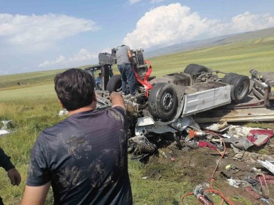 Kars'ta Tirda Sikisan Sürücüyü AFAD Kurtardi