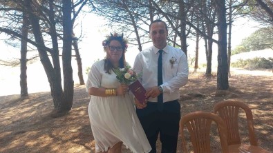Saros Körfezi'nde Nikah Kiydilar