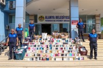 Alanya'da Binlerce Sahte Parfüm Imha Edildi