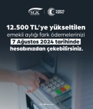 En Düsük Emekli Ayliginin Fark Ödemesi Hesaplara Yatmaya Basladi