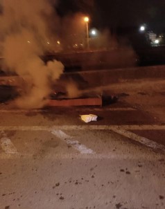 Iskenderun'da Çöp Yanginini Itfaiye Ekipleri Söndürdü