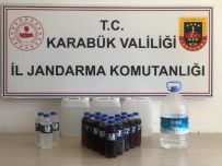 Karabük'te 20.5 Litre Kaçak Alkol Ele Geçirildi