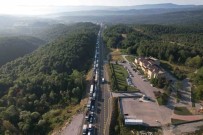 Kaza Sonrasi Bolu Dagi'nda Kilometrelerce Araç Kuyrugu Olustu Haberi