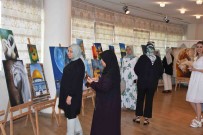 Sahinbey'de Kursiyerler Resimlerini Sergiledi