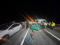 Elazığ'da otomobil bariyerlere çarptı: 1 ölü, 5 yaralı