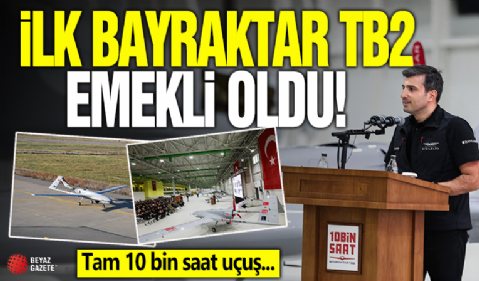 Göreve başlayan ilk Bayraktar TB2 emekli oldu