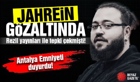 Antalya Emniyeti duyurdu! 'Jahrein' adlı sosyal medya kullanıcısı Ahmet Sonuç gözaltında