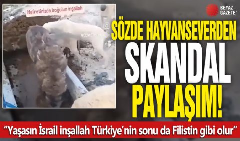 Sözde hayvanseverden skandal paylaşım: Yaşasın İsrail inşallah Türkiye’nin sonu da Filistin gibi olur