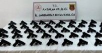 Serik İlçesinde Jandarma ekiplerince 45 adet ruhsatsız tabanca ele geçirildi