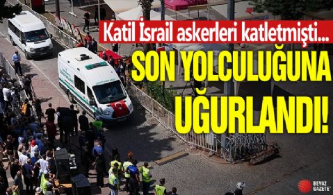 İsrail’in şehit ettiği Türk aktivist Ayşenur Ezgi Eygi toprağa veriliyor! İşte cenaze töreninde tüm detaylar…