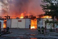 Kayseri'de keçe fabrikasında büyük yangın Haberi