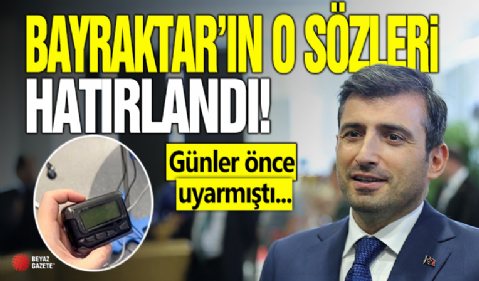 İsrail'in Lübnan'a yönelik siber saldırısı sonrası Selçuk Bayraktar'ın o sözleri hatırlandı