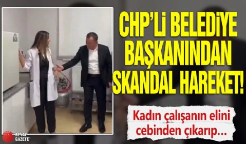 CHP’li Nizip Belediye Başkanı Ali Doğan’dan skandal hareket: Kadın çalışanın elini cebinden çıkarıp…