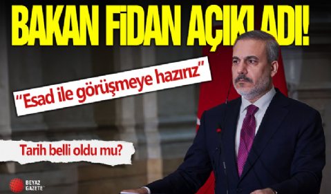 Hakan Fidan'dan açıklamalar!