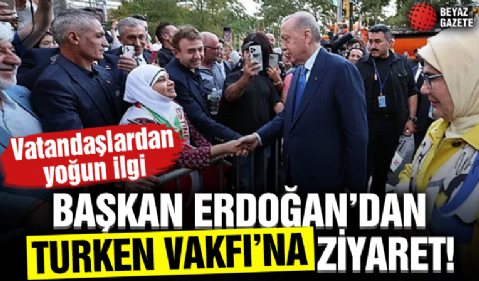 Başkan Erdoğan, New York'ta TURKEN Vakfı'nı ziyaret etti