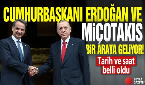 Erdoğan ve Miçotakis ABD'de bir araya geliyor! Tarih ve saat belli oldu