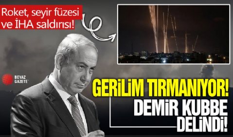 İsrail Hizbullah gerilimi tırmandı! Demir kubbe delindi: Roket, seyir füzesi ve İHA saldırısı!