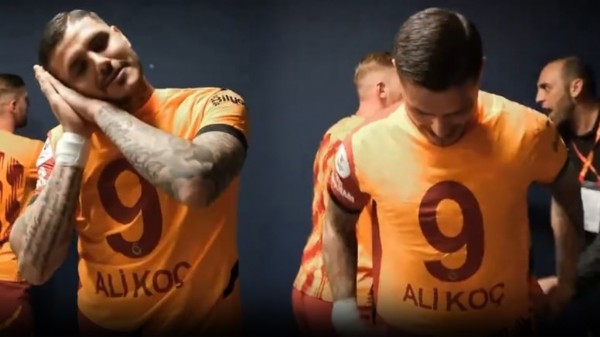 Mauro Icardi, Fenerbahçe derbisi sonrası 'Ali Koç' forması giydi!