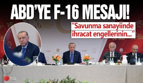 Başkan Recep Tayyip Erdoğan'dan ABD'ye F-16 ve CAATSA mesajı: İhracat engelleri kaldırılmalı