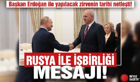 TBMM Başkanı Kurtulmuş'tan Putin ile kritik görüşme! Putin-Erdoğan zirvesinin tarihi belli oldu