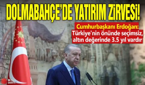 Cumhurbaşkanı Erdoğan Yatırım Danışma Konseyi'nde konuşuyor