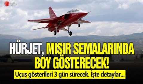 Hürjet, Mısır semalarında boy gösterecek