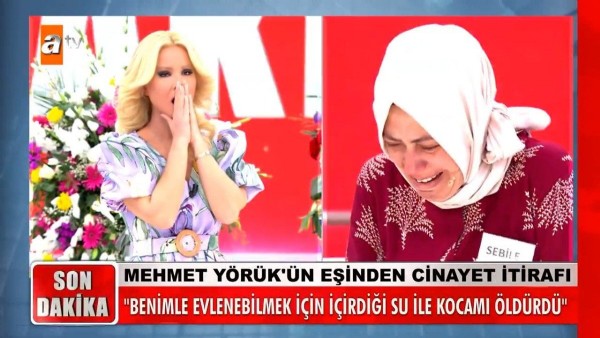 Canlı yayında cinayet itirafı: Benimle evlenmek için...