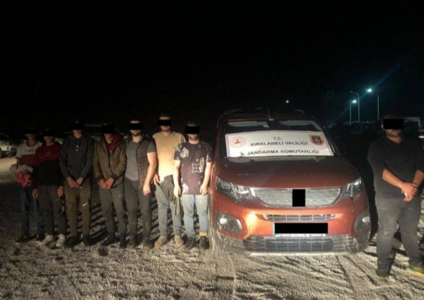 Kırklareli’nde 257 kaçak göçmen yakalandı
