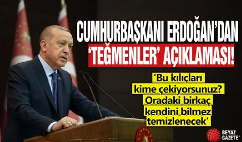 Cumhurbaşkanı Erdoğan'dan önemli açıklamalar