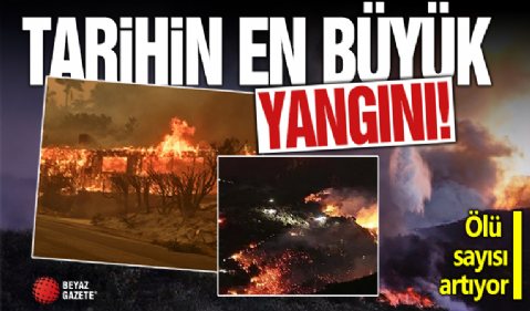 ABD tarihinin en büyük yangını! Ülkede büyük çaresizlik: Ölü sayısı artıyor, 180 bin kişi tahliye edildi