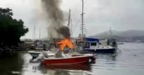 Bodrum’da balıkçı teknesi kül oldu Haberi