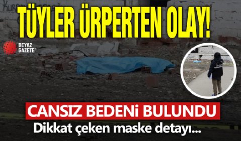 Malatya’da tüyler ürperten olay! Cansız bedeni boş arazide bulundu: Dikkat çeken maske detayı!