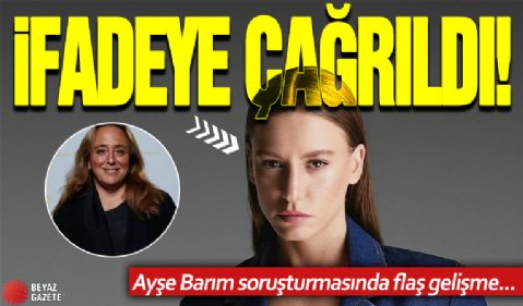 Serenay Sarıkaya, Cumhuriyet Başsavcılığı'na ifadeye çağrıldı