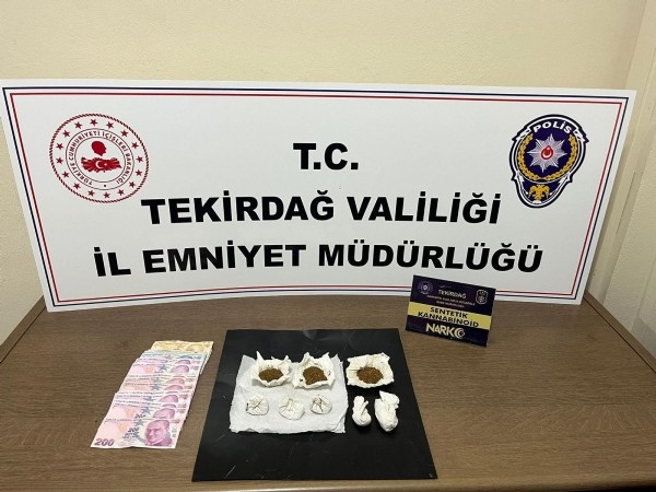 Tekirdağ'da uyuşturucu operasyonu