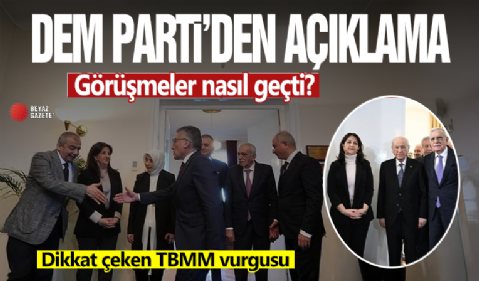 DEM Parti İmralı heyetinden açıklama: Görüşmeler nasıl geçti?