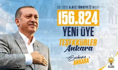 AK Parti Ankara liderliği bırakmıyor! 5. kez Türkiye 1’incisi oldu