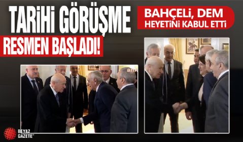 Devlet Bahçeli, İmralı ziyaretinden sonra DEM Parti heyetini kabul etti