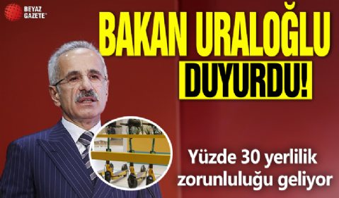 Bakan Uraloğlu'ndan e-skuter açıklaması: Yüzde 30 yerlilik zorunluluğu geliyor