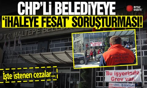 Maltepe Belediyesi’ne yönelik ‘ihaleye fesat’ soruşturması